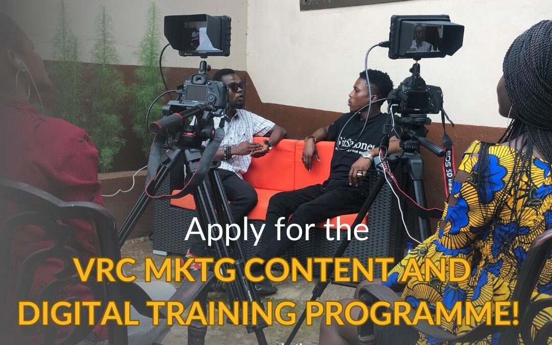 Apply for VR&C Marketing’s Content and Digital Communications Training Programme!