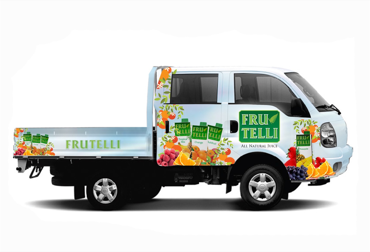 Frutelli-branded delivery truck design